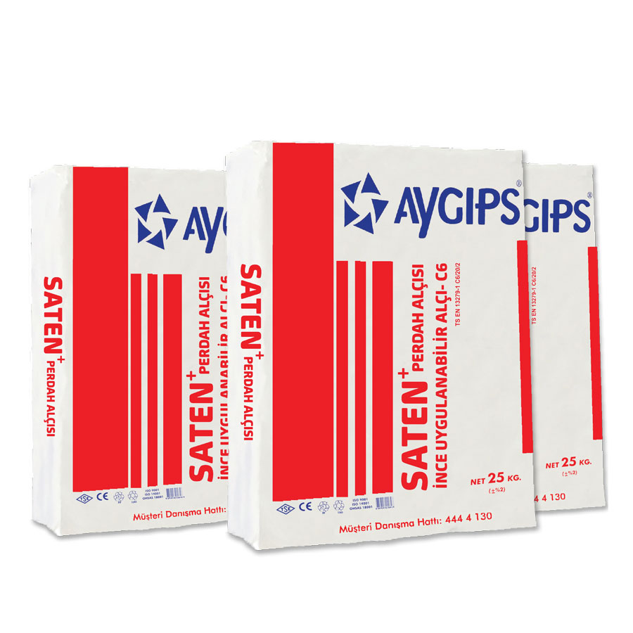 Aygips Saten Perdah Alçı